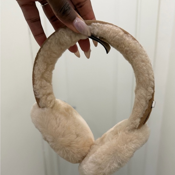 UGG Tan Sheepskin Earmuffs - Picture 3 of 11